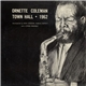 Ornette Coleman - Town Hall • 1962